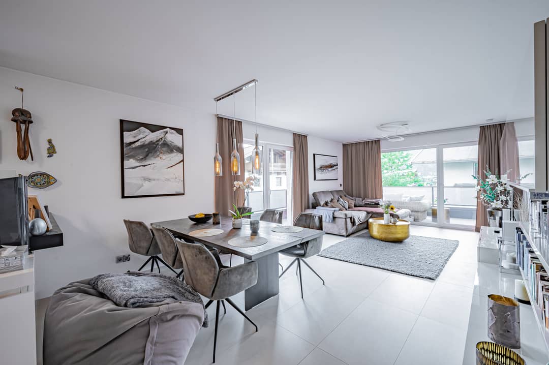 Wohnung mit Bergblick auf den Wilden Kaiser und großer Terrasse nahe Zentrum