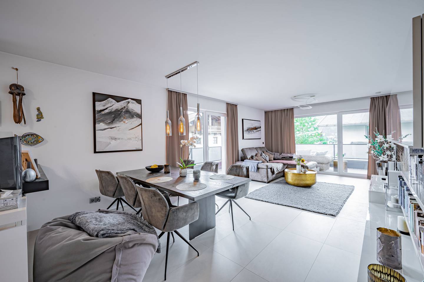 Wohnung mit Bergblick auf den Wilden Kaiser und großer Terrasse nahe Zentrum