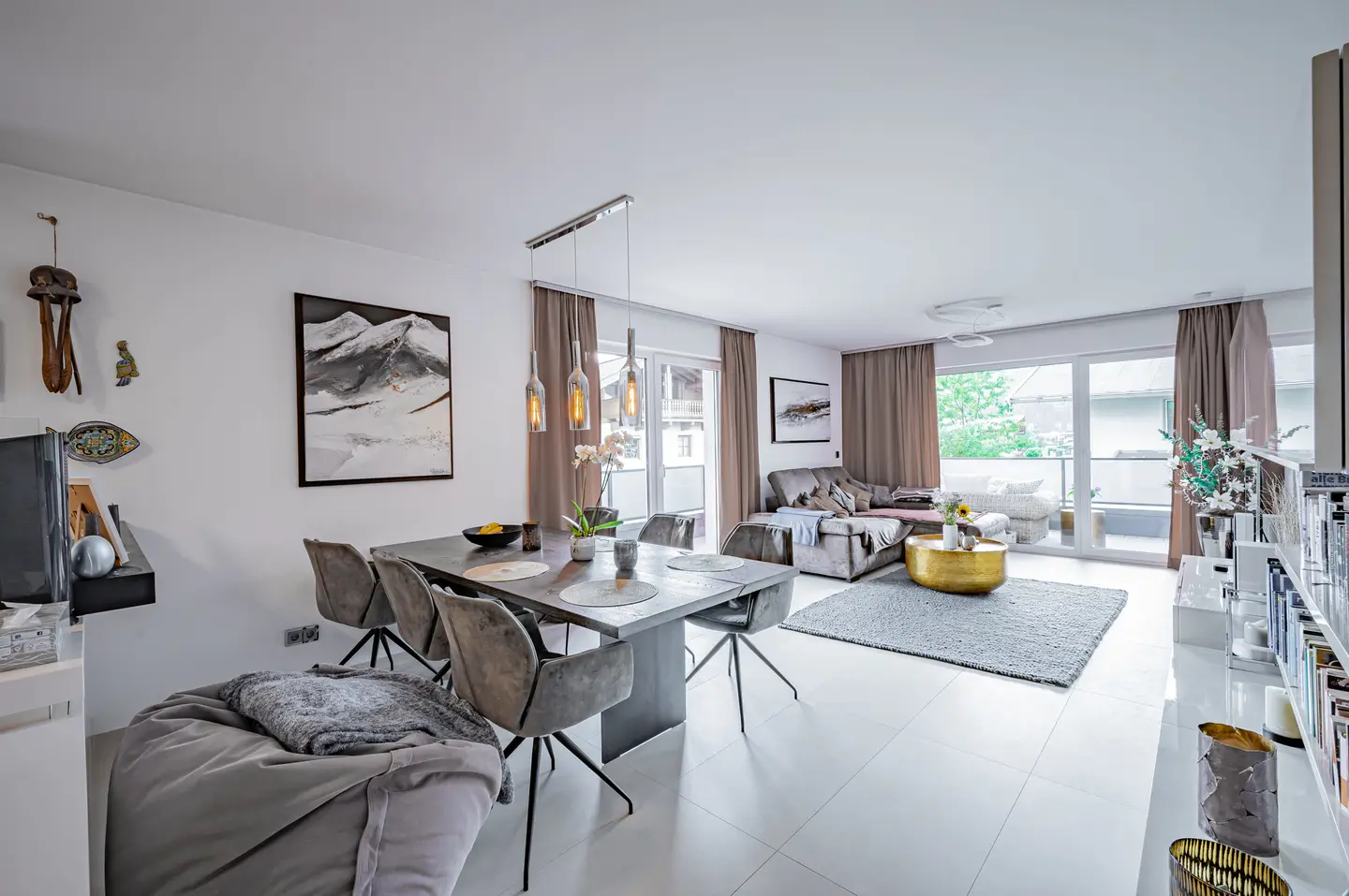 Apartment with mountain view Wilden Kaiser and a large terrace near the center