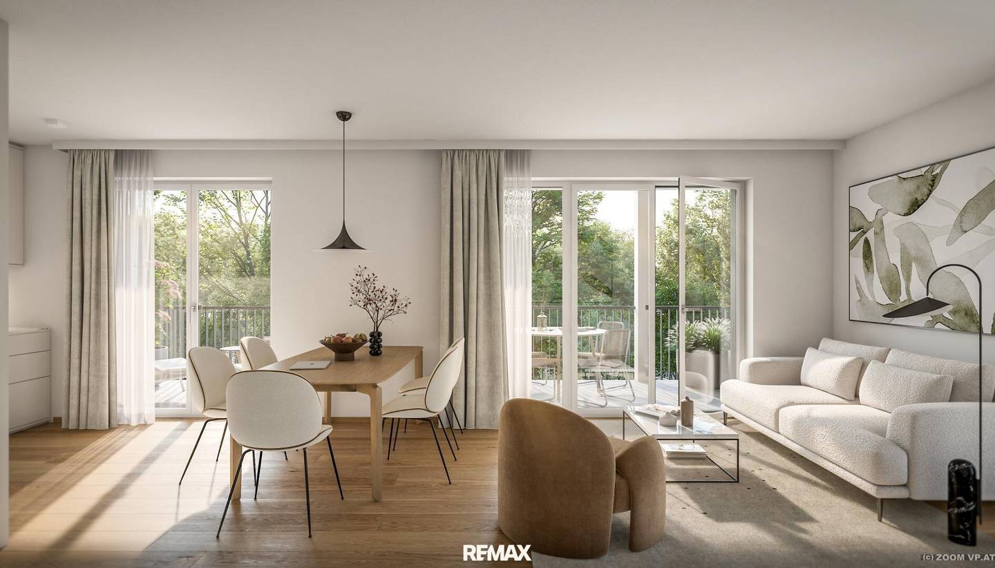 New build apartment by the Traun with terrace
