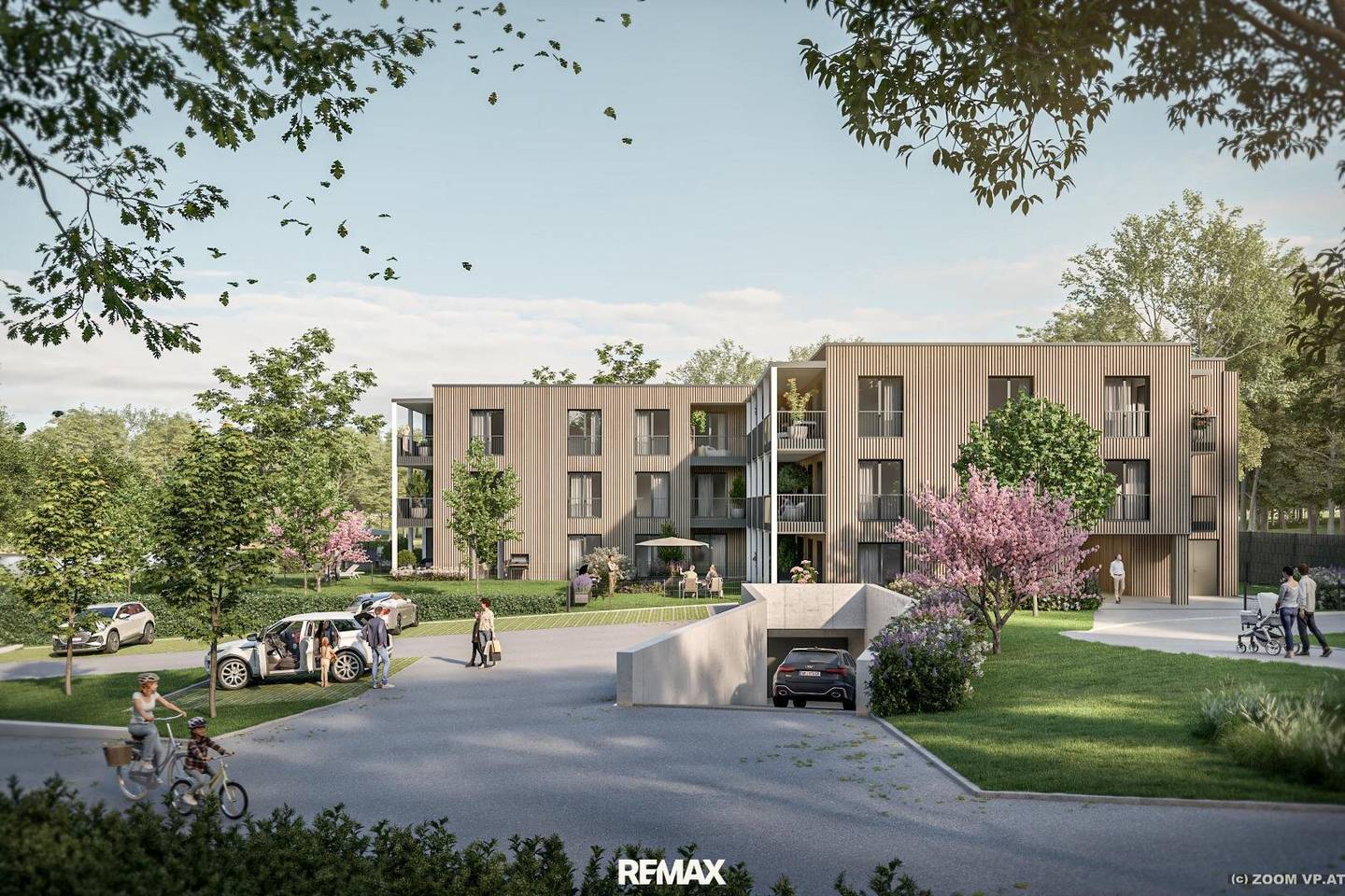 New build apartment by the Traun with terrace