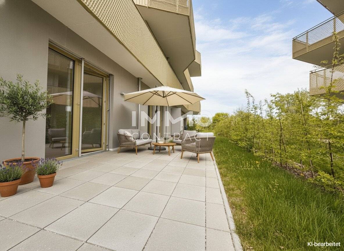 Apartment new build in Hirschfeld with private garden