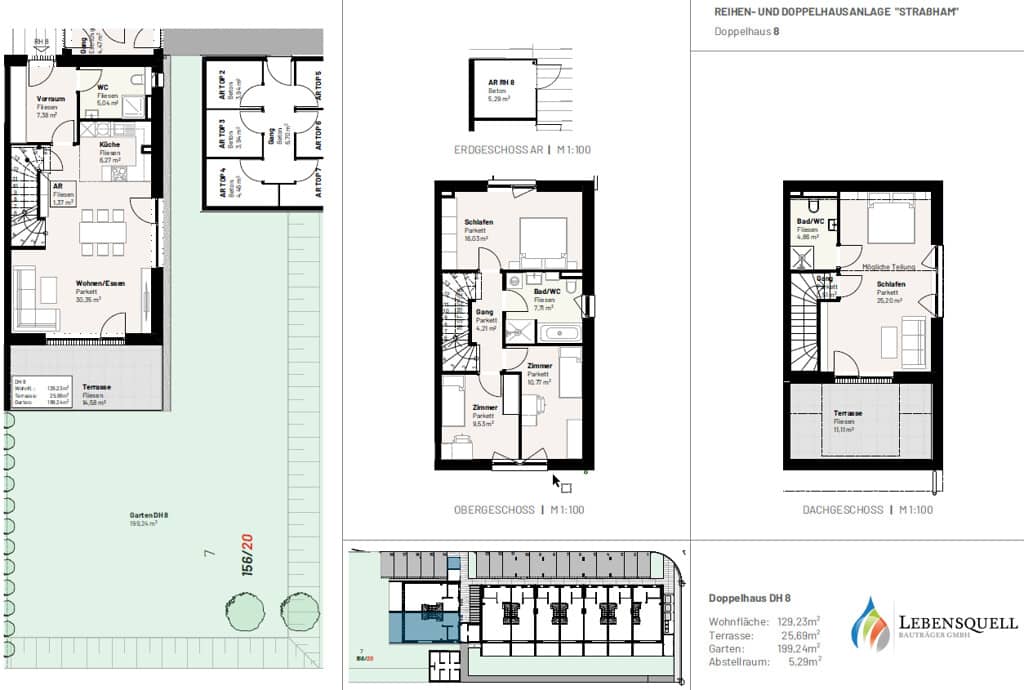 2026-02-26 12_37_29-Verkaufsplan Doppelhaus DH 8_Straßham_ BA1_04.02.26.pdf - Adobe Acrobat (64-bit)