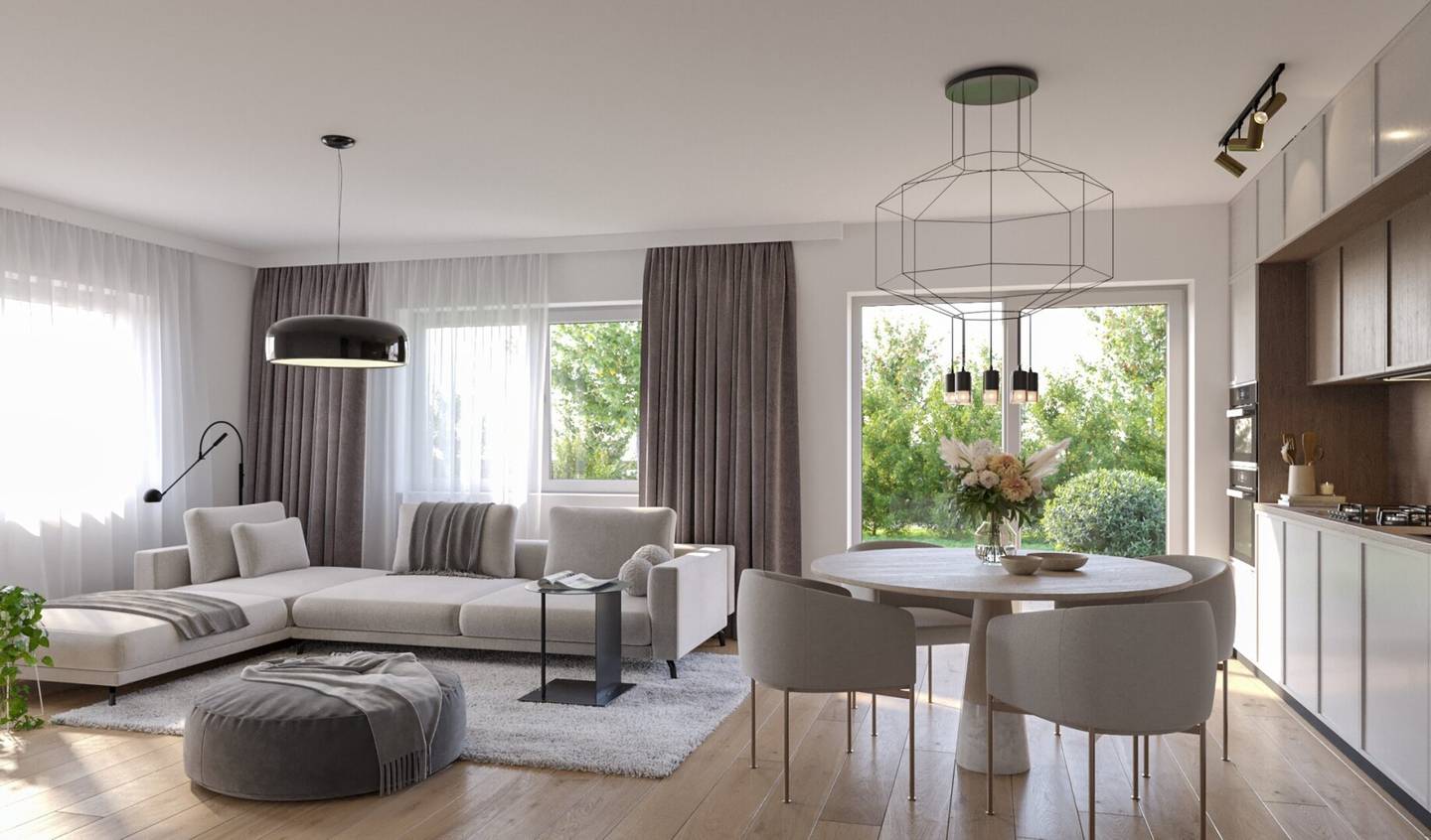 Apartment with private garden and terrace first occupancy