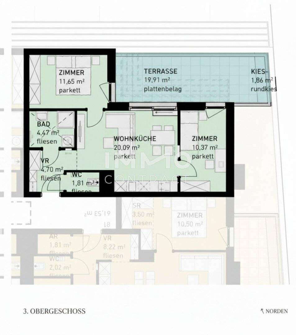 Wohnung Erstbezug mit Terrasse Provisionsfrei