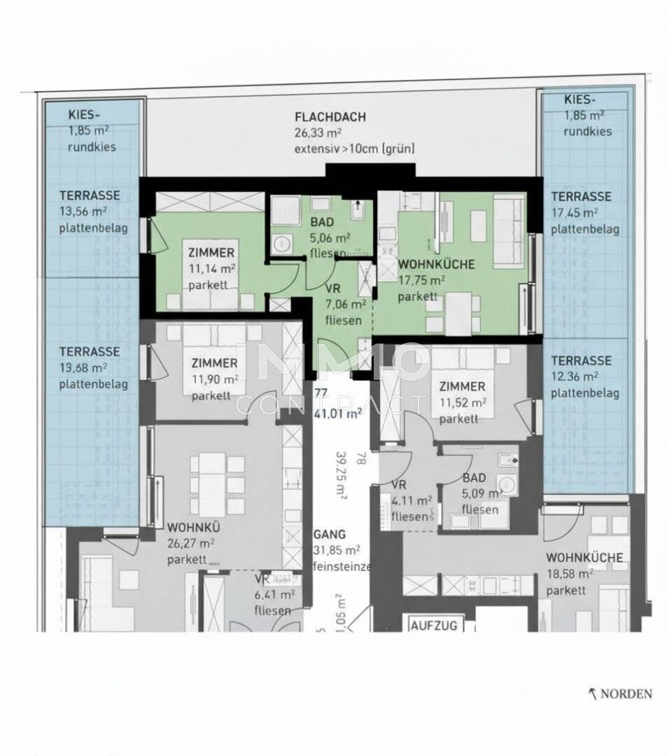 Newly built apartment with terrace no commission