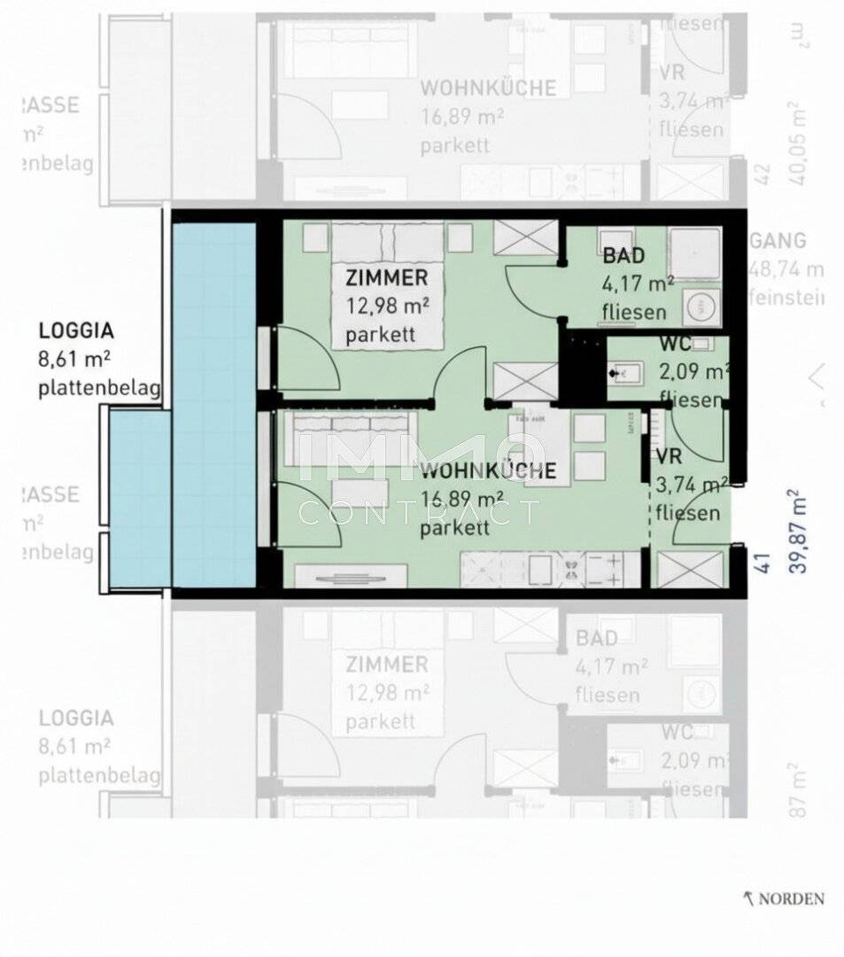 Apartment New build with loggia commission free