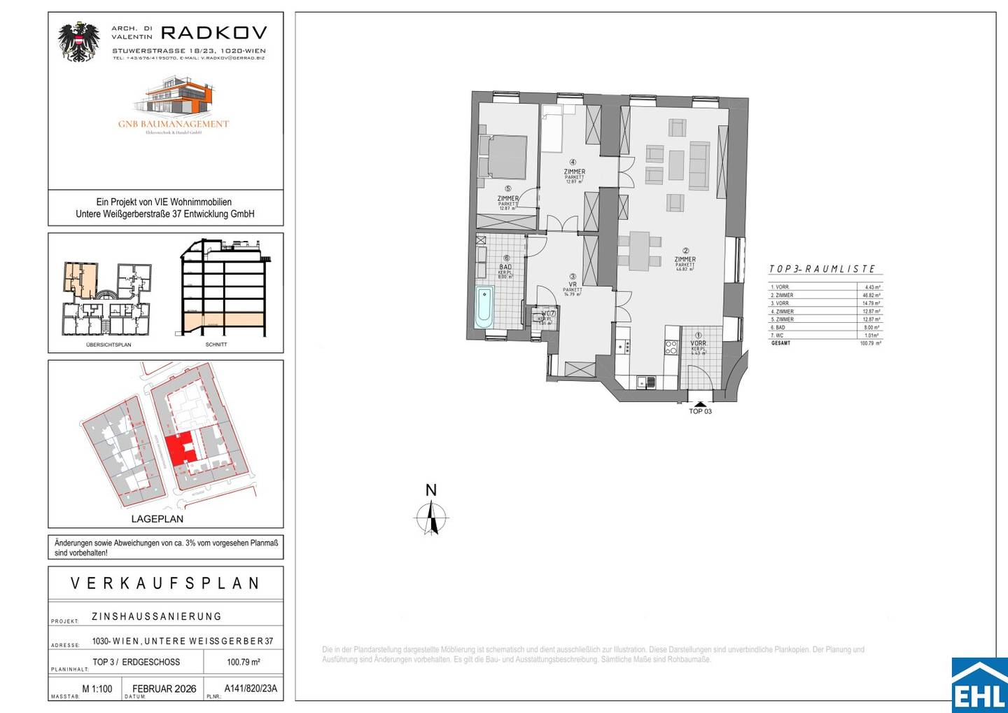 Renovated historic attic terrace apartment