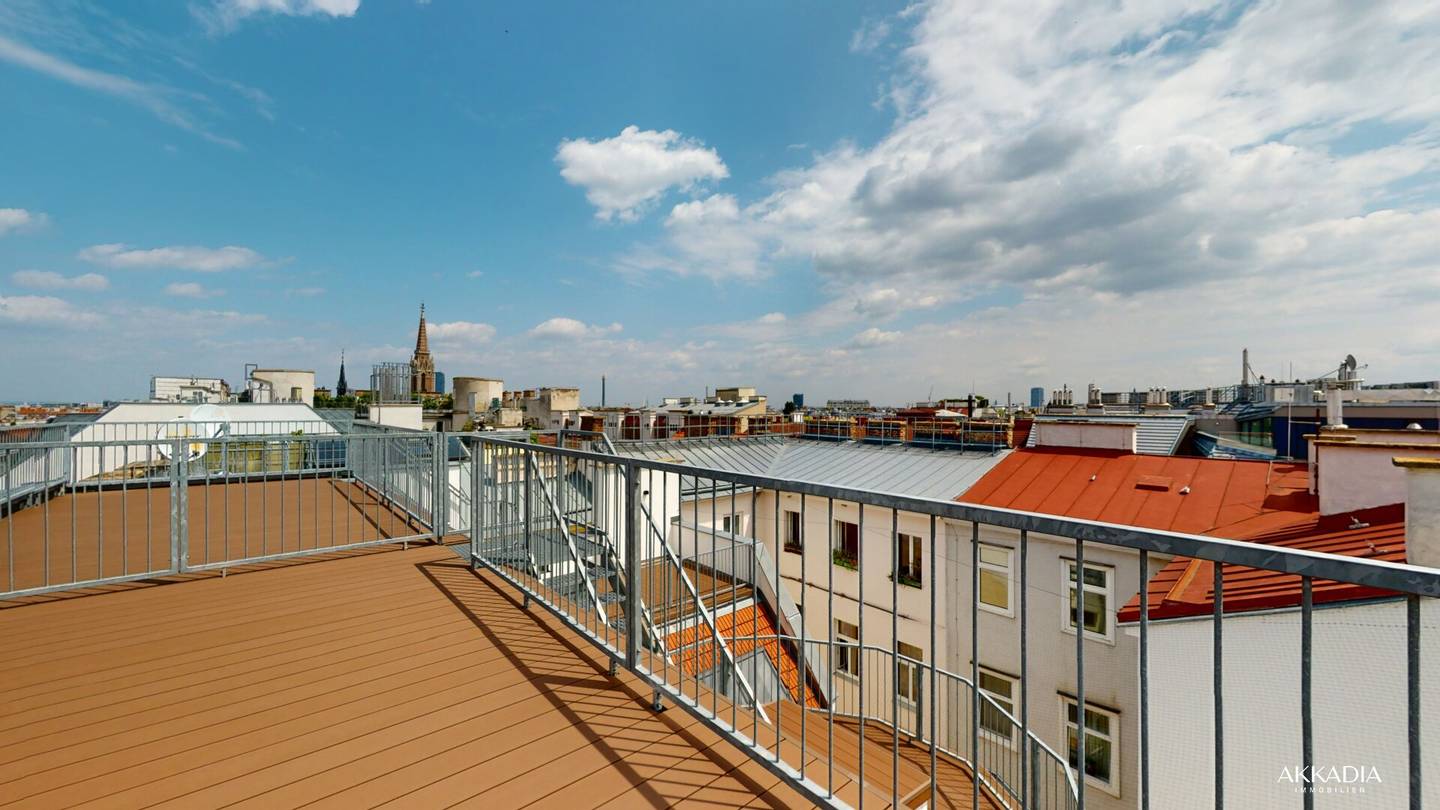 Dachgeschosswohnung mit Dachterrasse und Weitblick