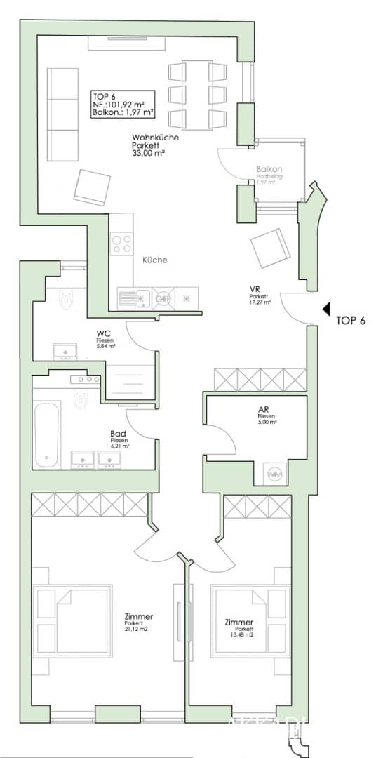 Wohnung im Weissgerberviertel Balkon Klimaanlage