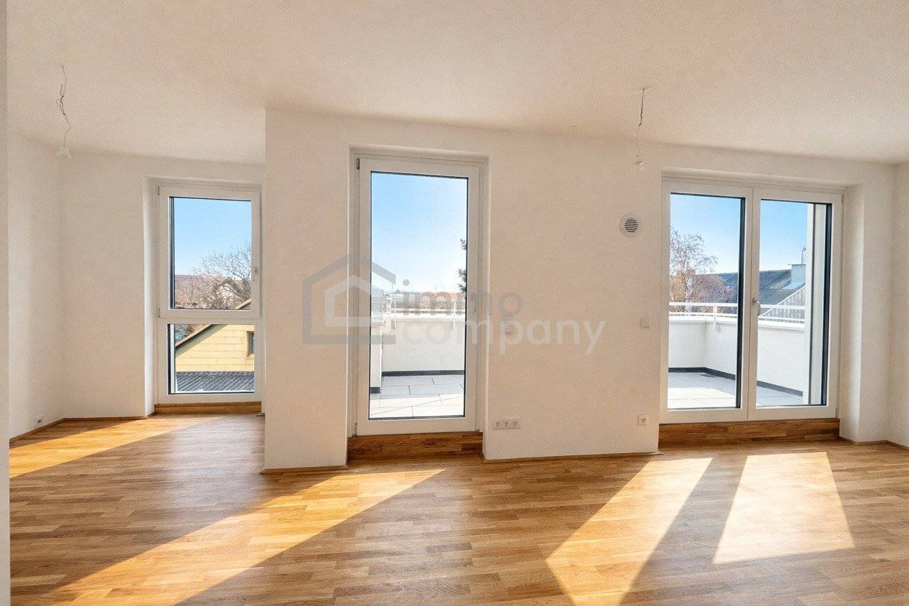 Top floor apartment new build balcony Mühlwasser