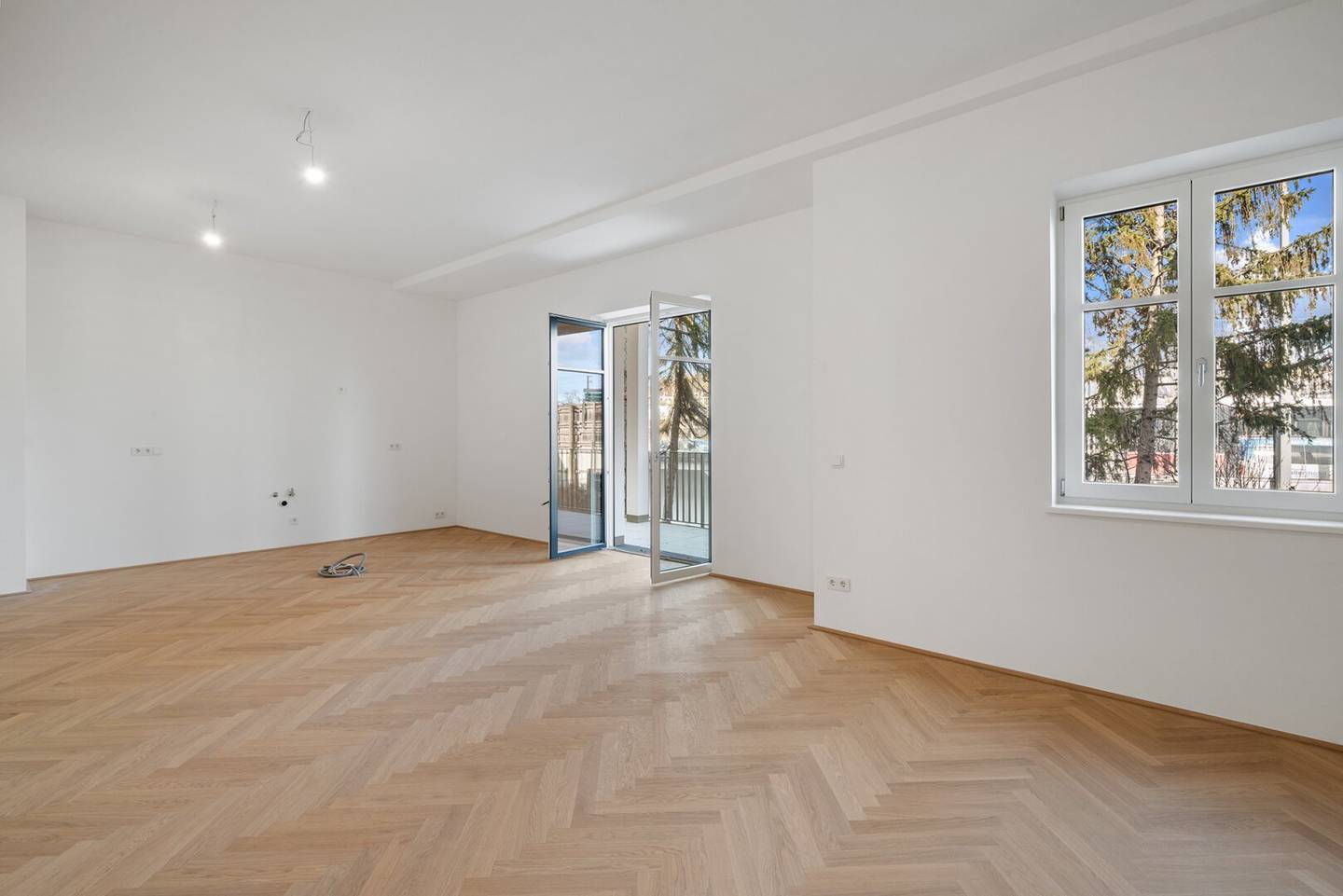 First occupancy apartment balcony Lainzer Tiergarten