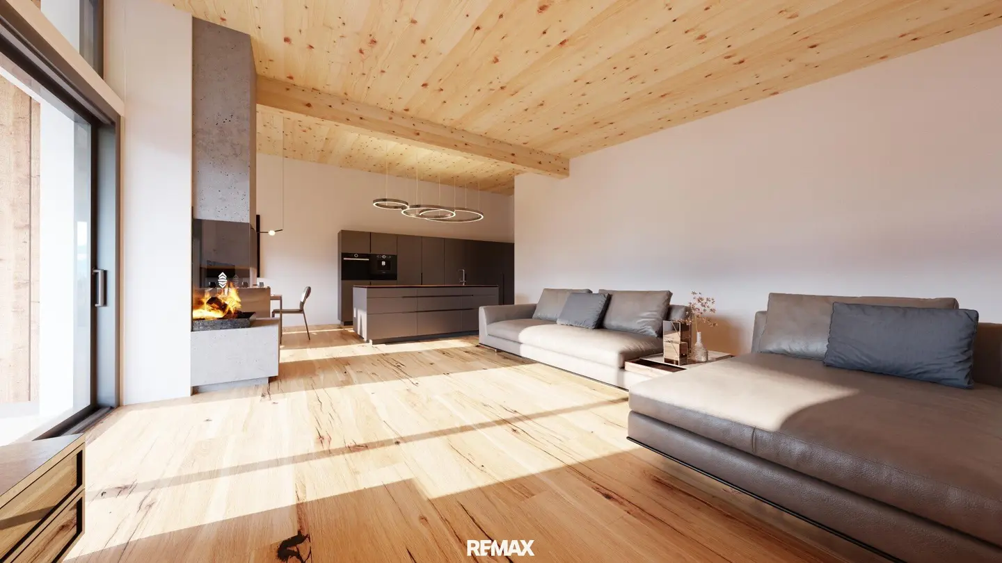 Brand new apartment with balcony and mountain panorama
