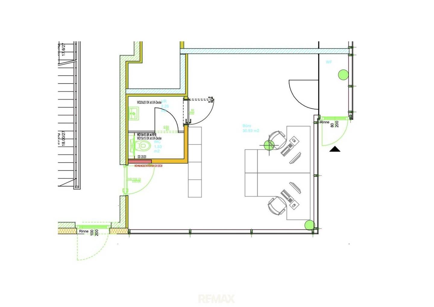 Büro Grundriss