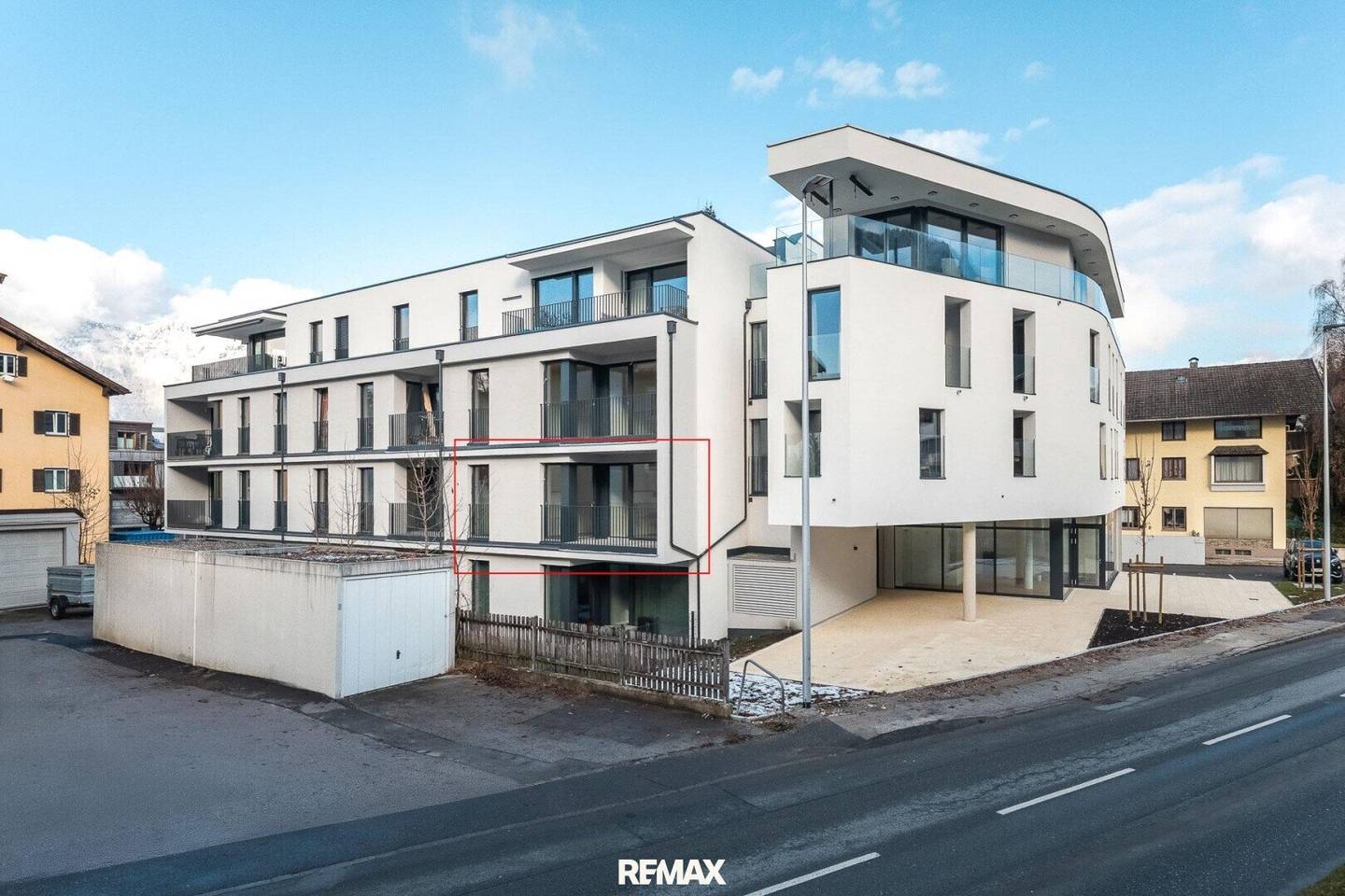 Newly built apartment with loggia