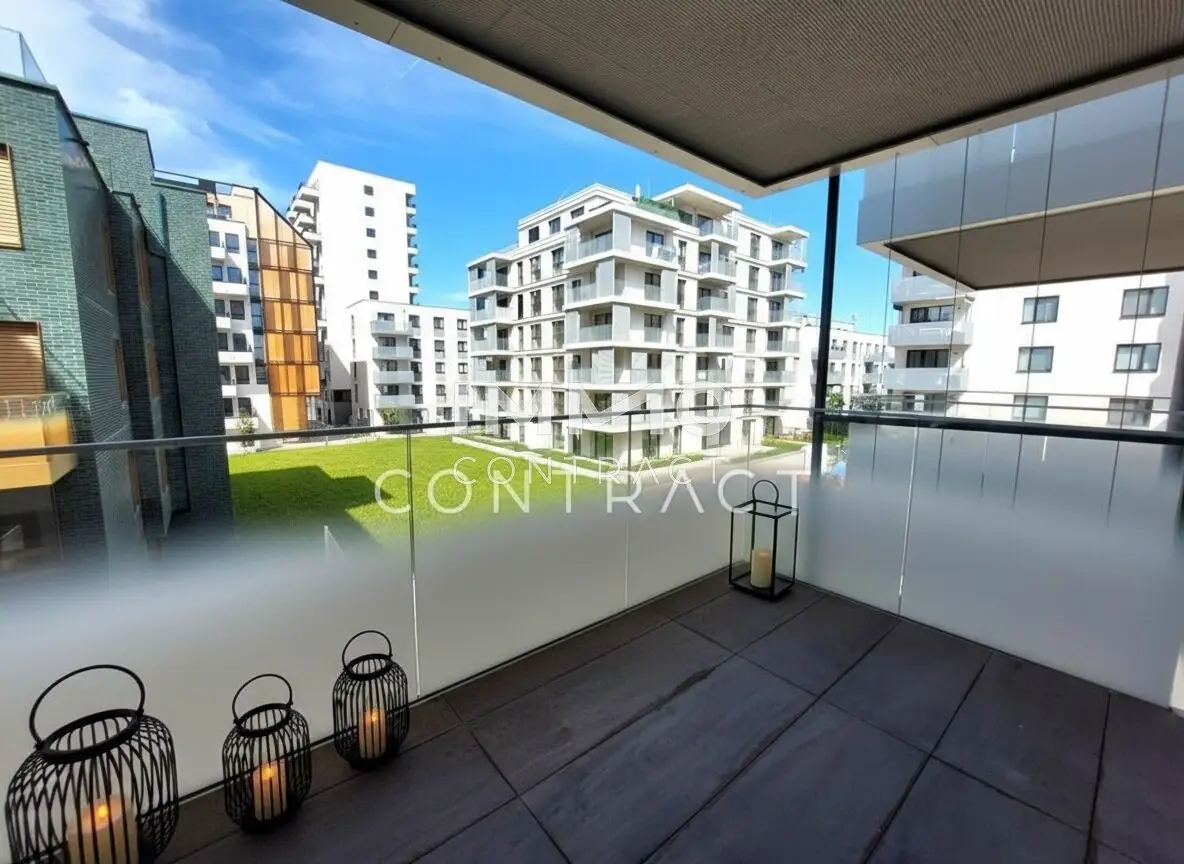 Wohnung Erstbezug Neubau ruhige Lage Balkon Dachgarten