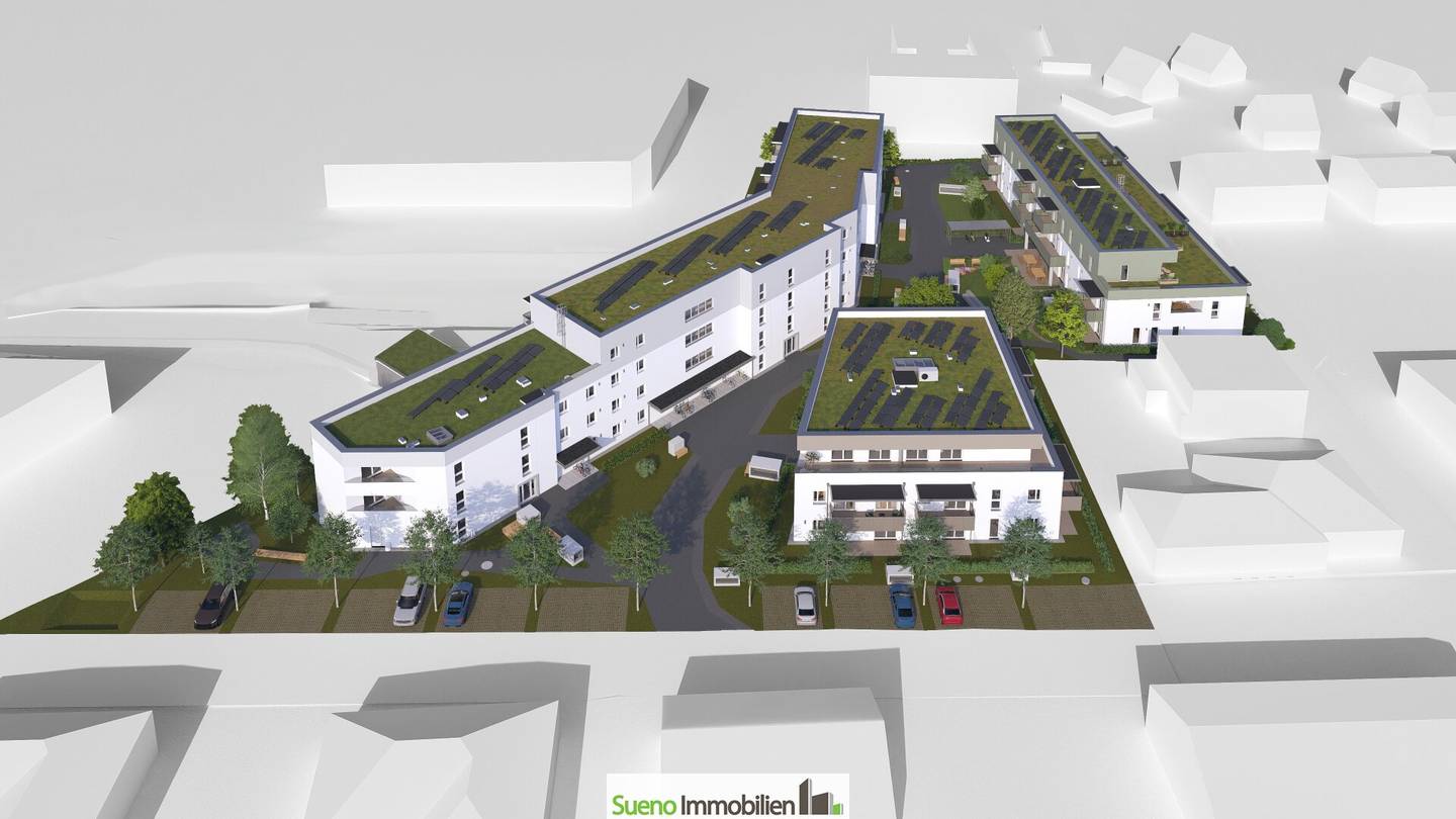 Wohnung mit Garten und Terrasse Neubau nahe Plus City