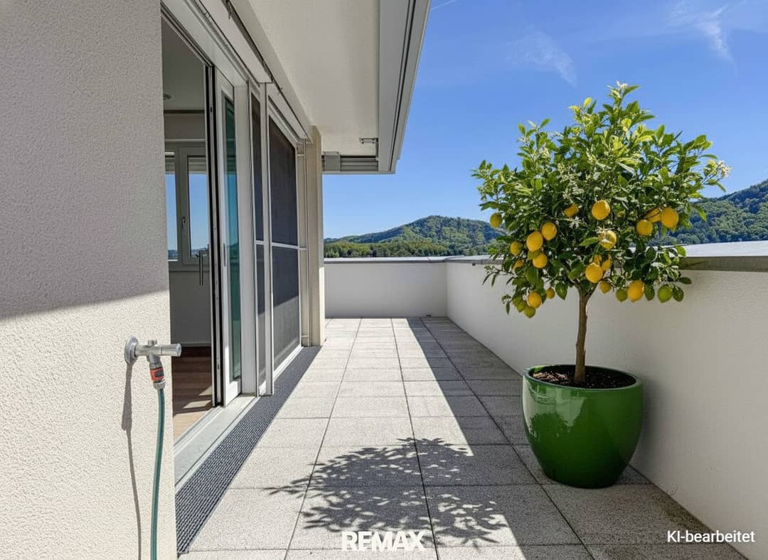 Penthouse mit Dachterrasse und Panoramablick