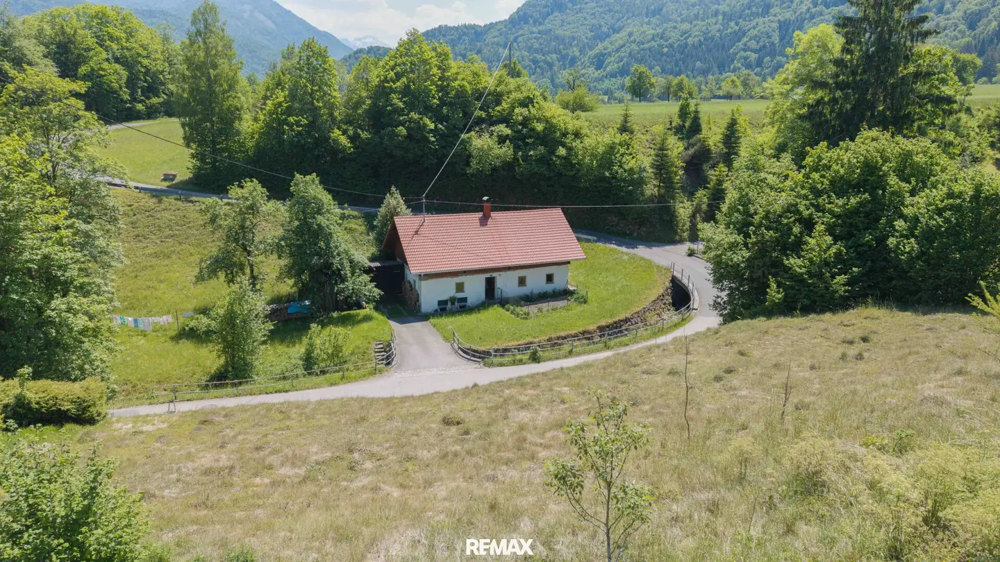 Baugrund in Scharnstein mit Bergblick