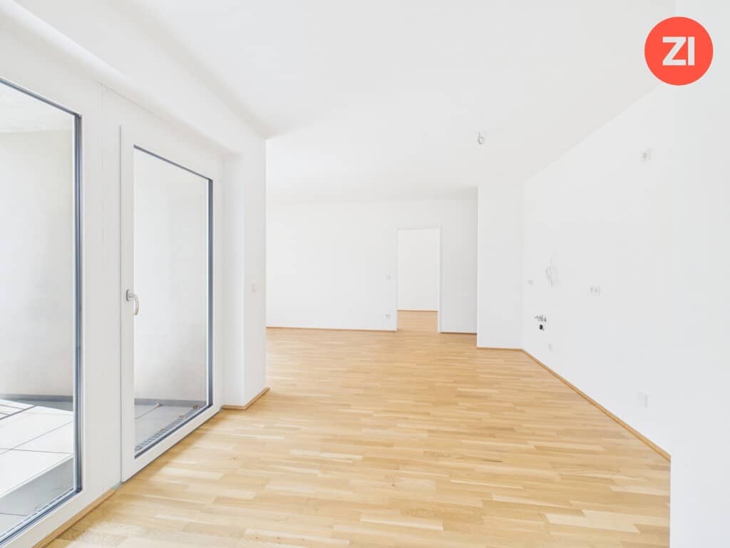Erstbezug Wohnung mit Tiefgaragenparkplatz Loggia
