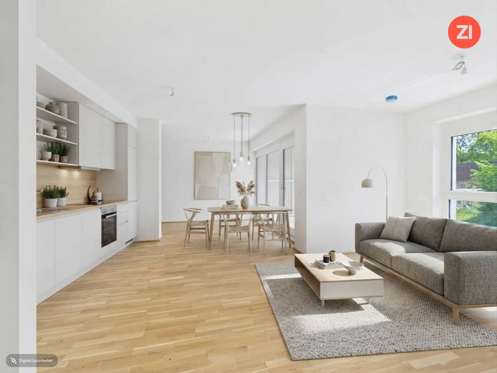 Apartment first occupancy with underground parking space and loggia