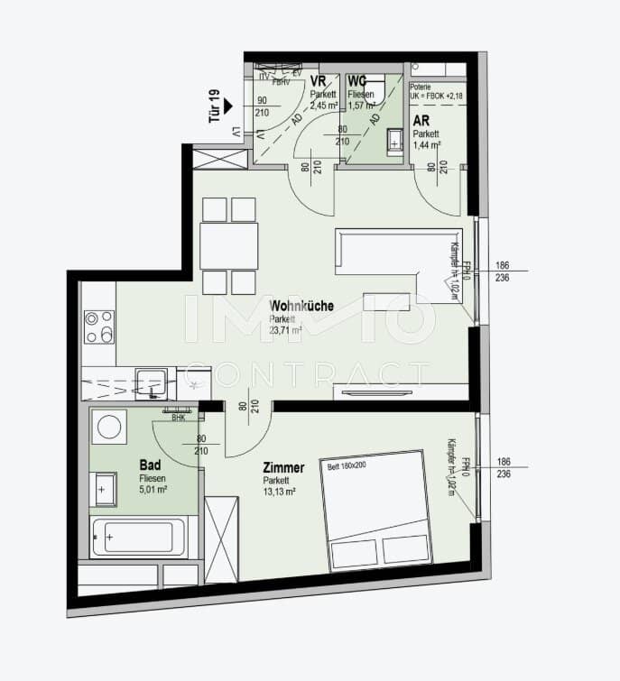 Apartment by the Danube Brand New with Loggia