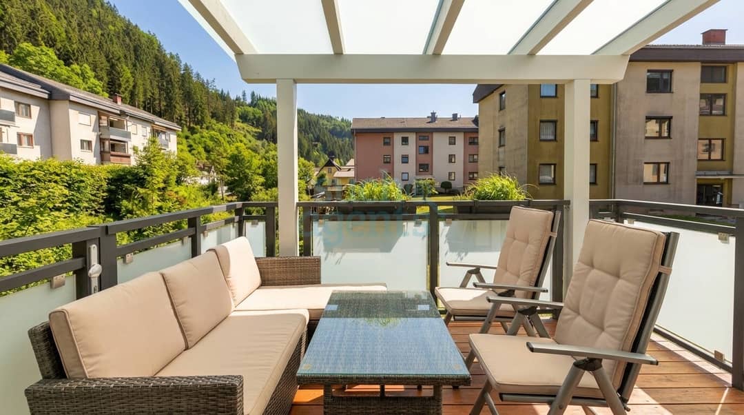 Erdgeschosswohnung ruhige Lage Balkon Garagenplatz inkludiert