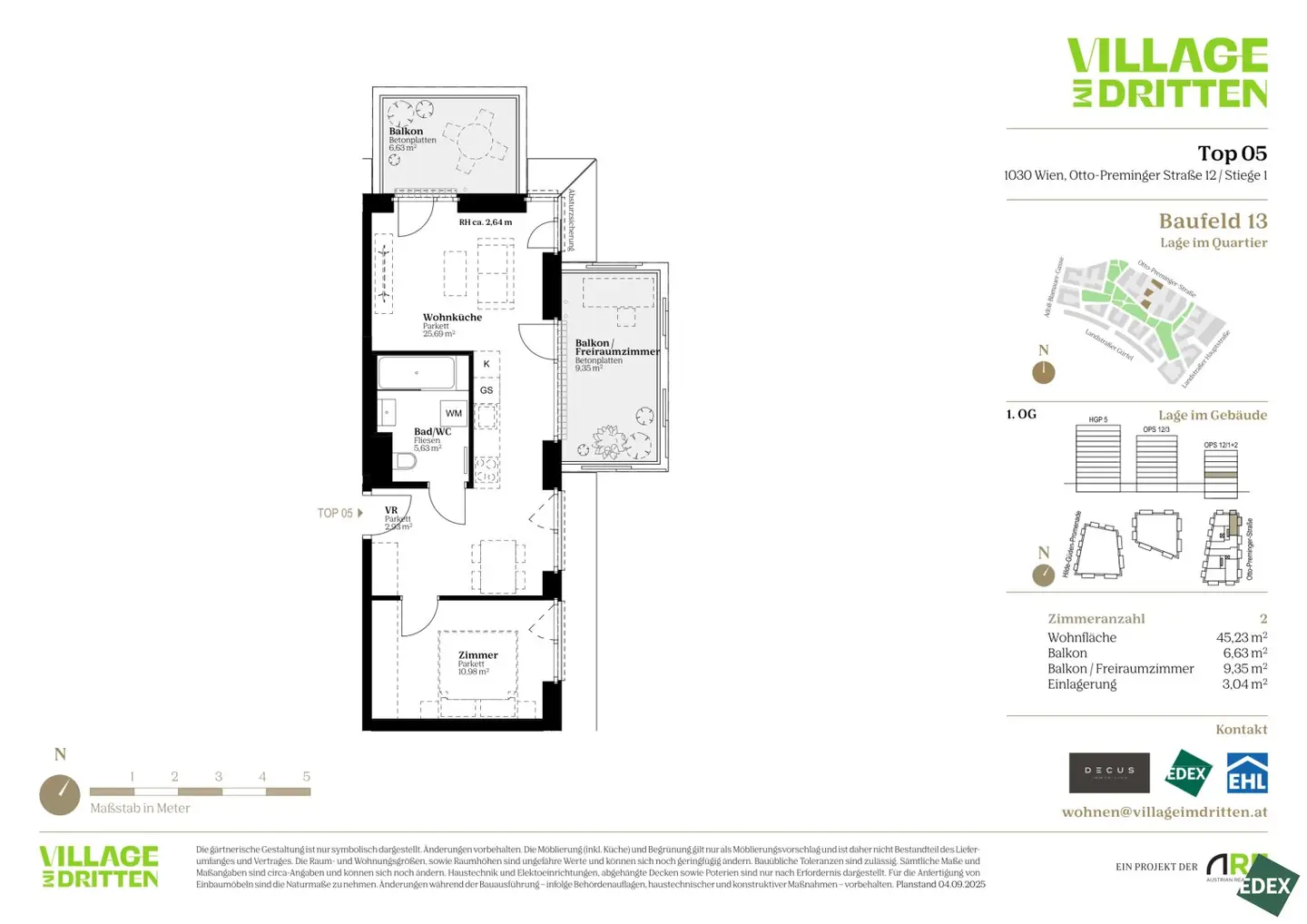 2-Room New Build Apt, 45m², Vienna 3