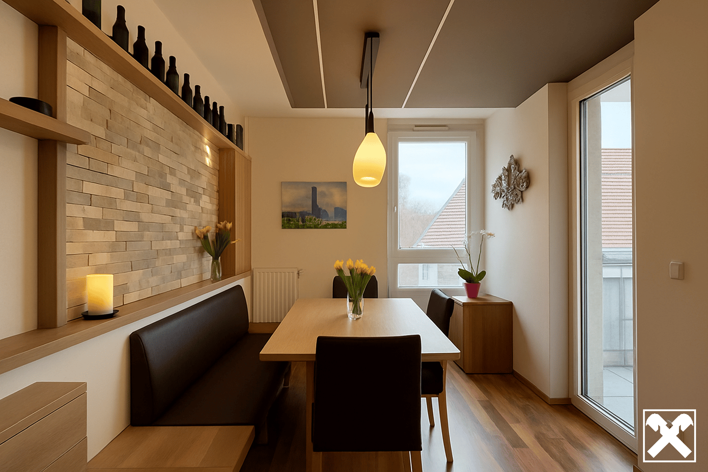 Modern new-build apartment with loggia near Vierthalerpark