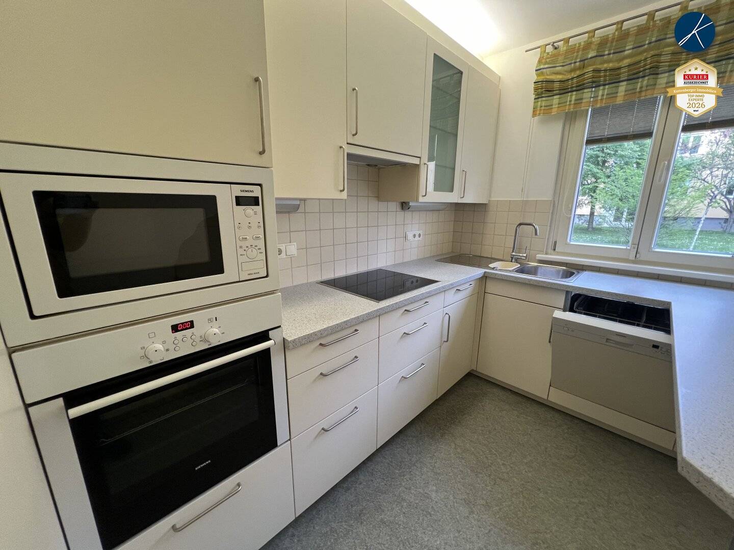 Green quiet location apartment with high quality built in furniture