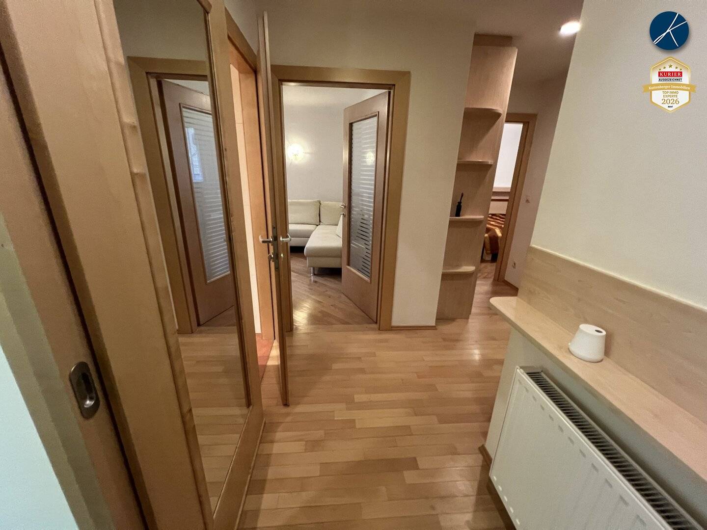 Green quiet location apartment with high quality built in furniture