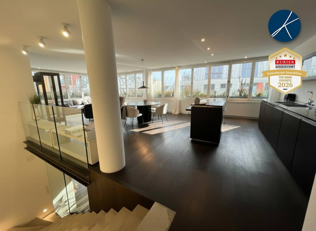 Penthouse mit New Yorker Stil und Panoramafenster
