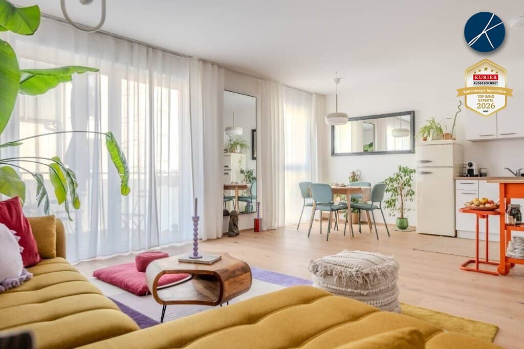 Wohnung Neubau mit Balkon in naturnaher Lage