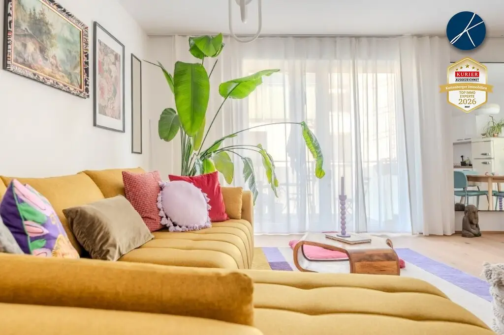 New build apartment with balcony in nature