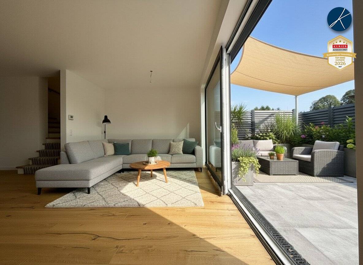 Newly built apartment with large terraces and top finishes
