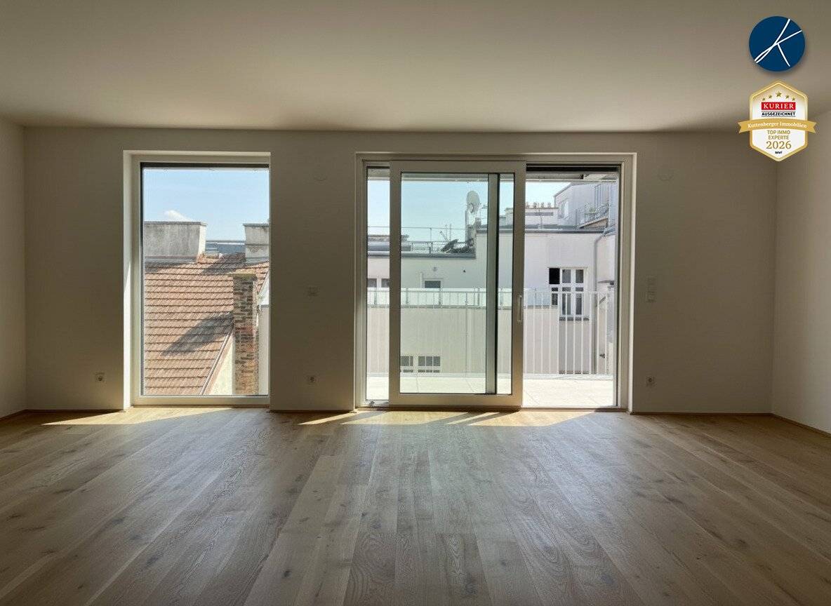 Wohnküche, Parkett, 45 m²