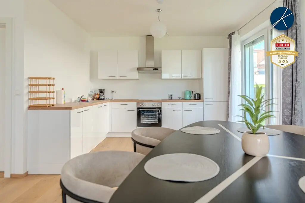 New build ground floor apartment garden terrace Kreems