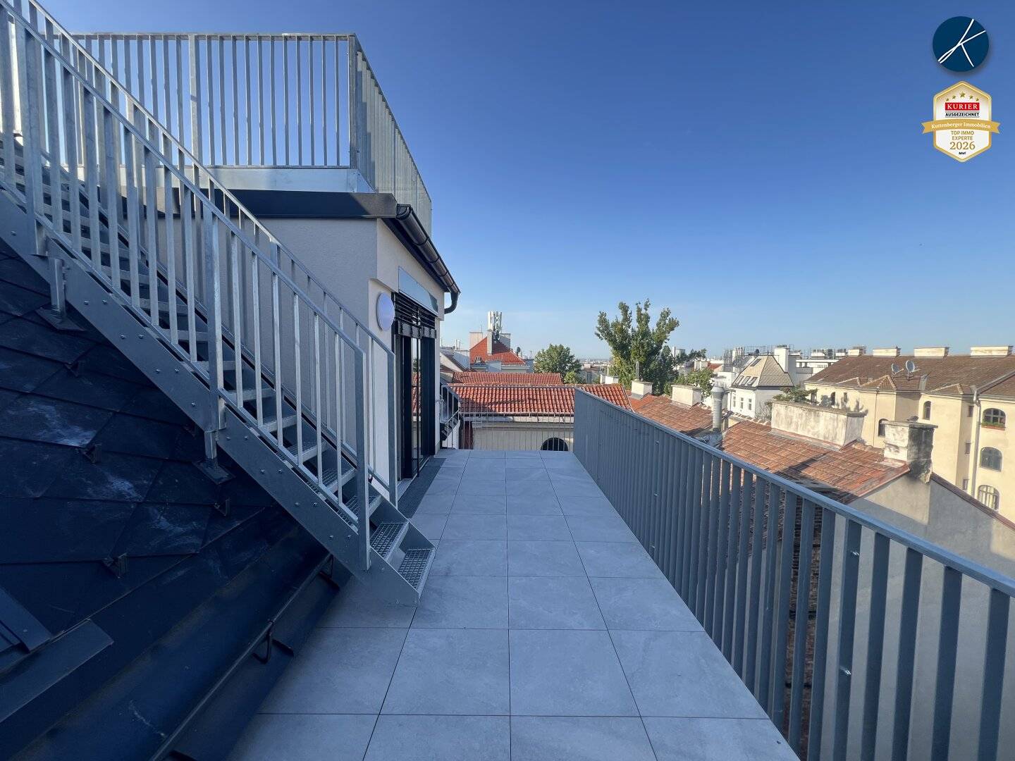 Balkon und Dachterrasse