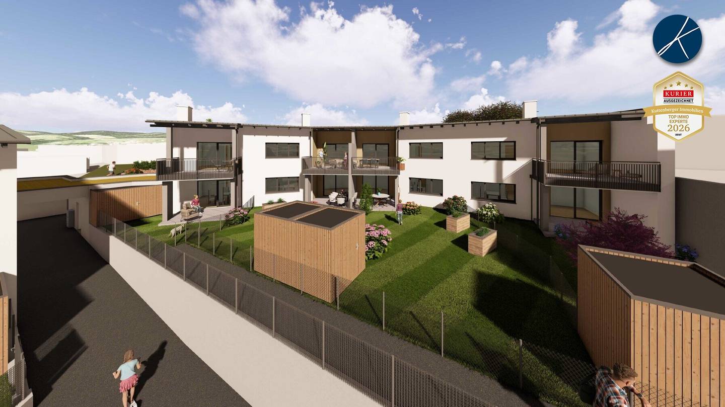 New build project Lengenfeld: 10 modern apartments with outdoor areas