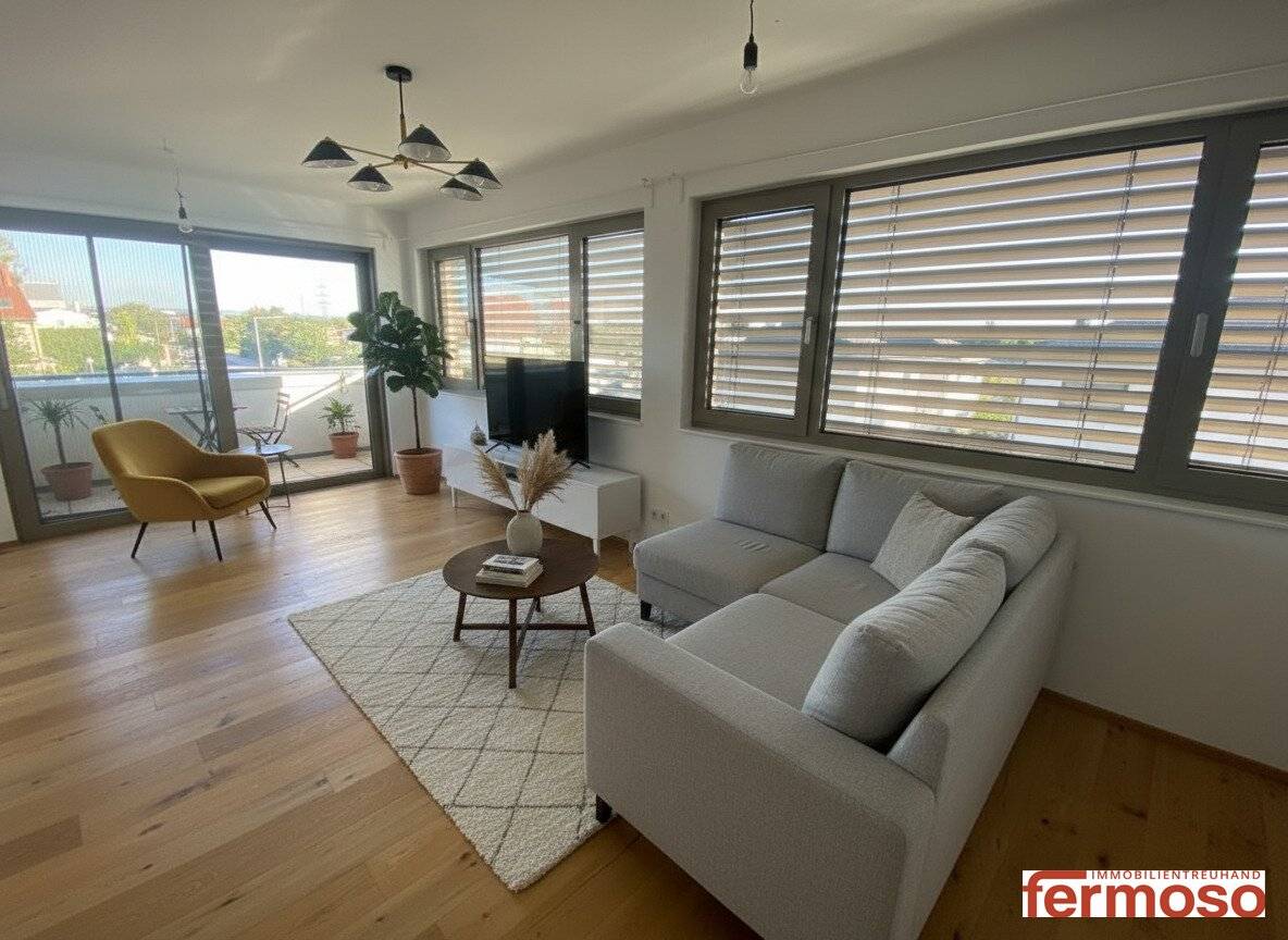 Helle Wohnung mit Wohnküche und Balkon