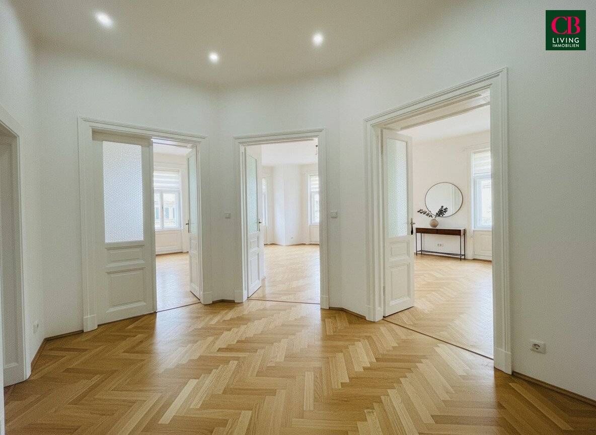 Altbauwohnung mit hohen Räumen im Jahrhundertwendehaus