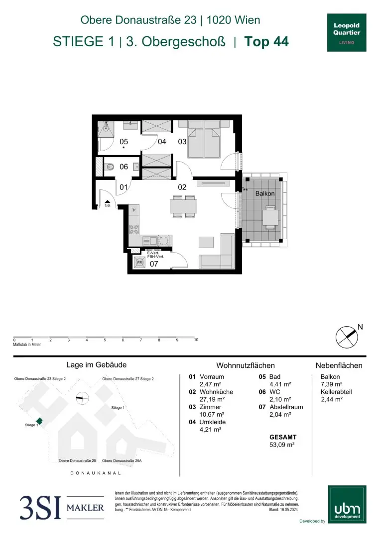 First occupancy apartment balcony geothermal