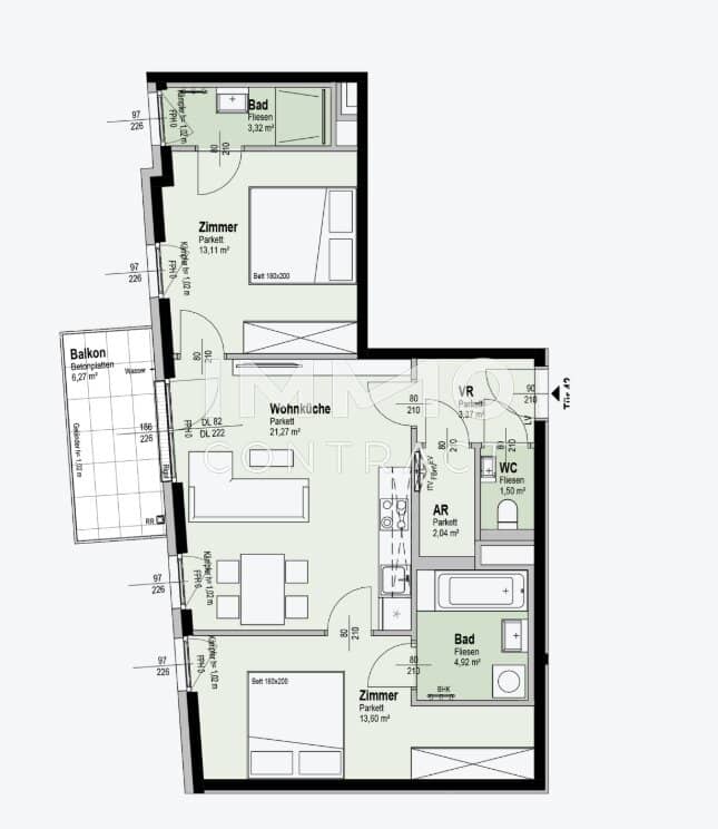 Apartment with lift access and panorama terrace