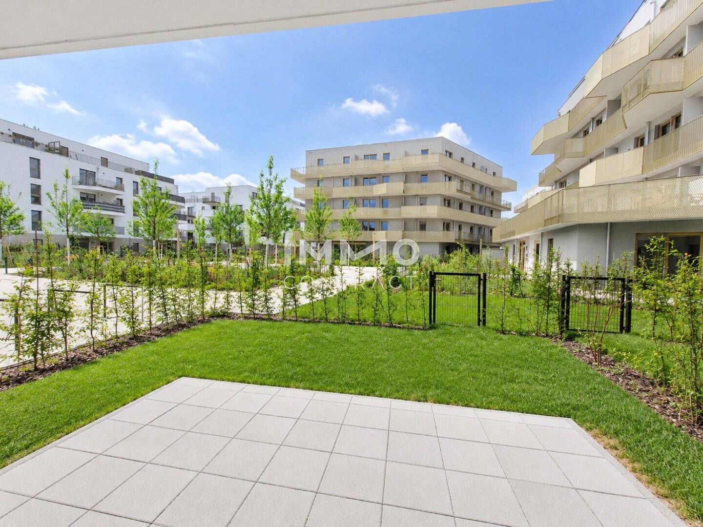 New construction apartment with garden and terrace