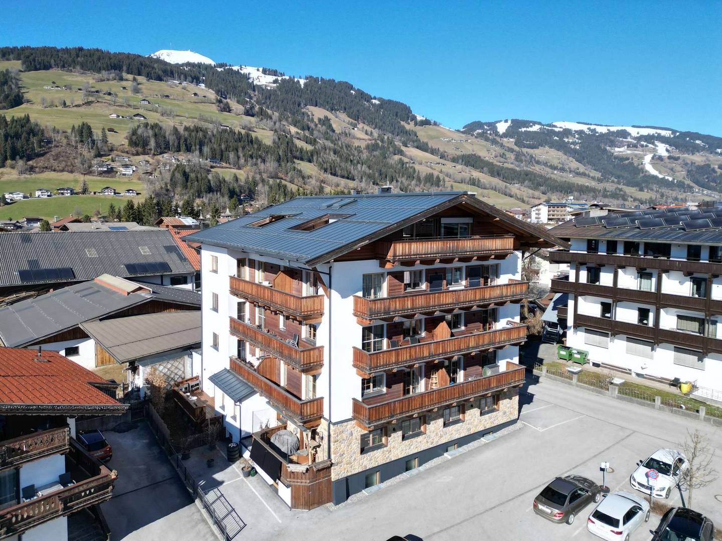 Wohnung mit Bergblick und sonniger Südwestlage