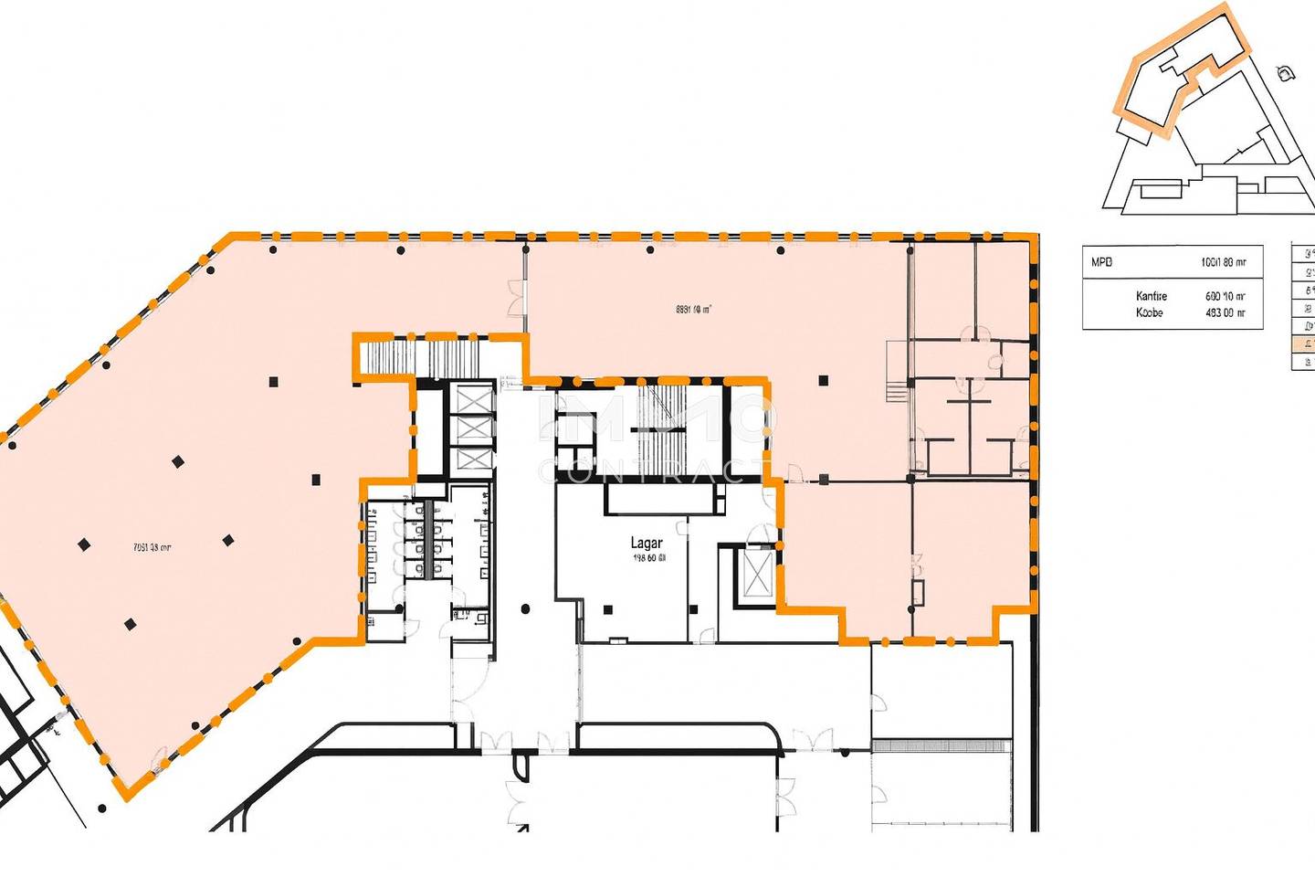 1100m² Commercial Space Fitness Vienna 21