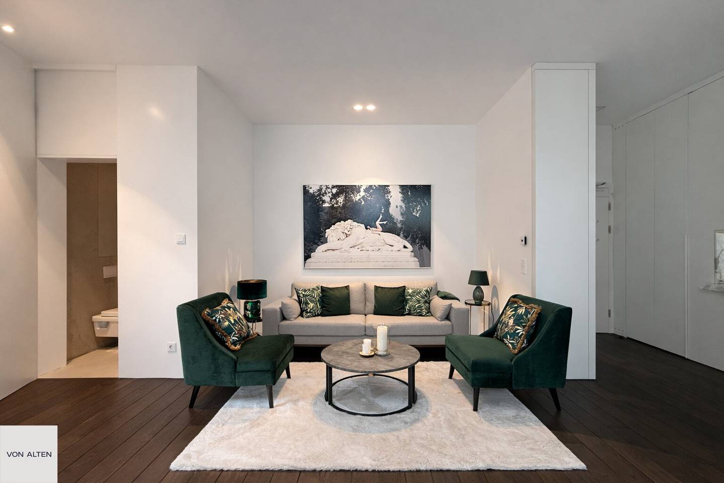 Neubau Wohnung ruhiger Hoflage Balkon