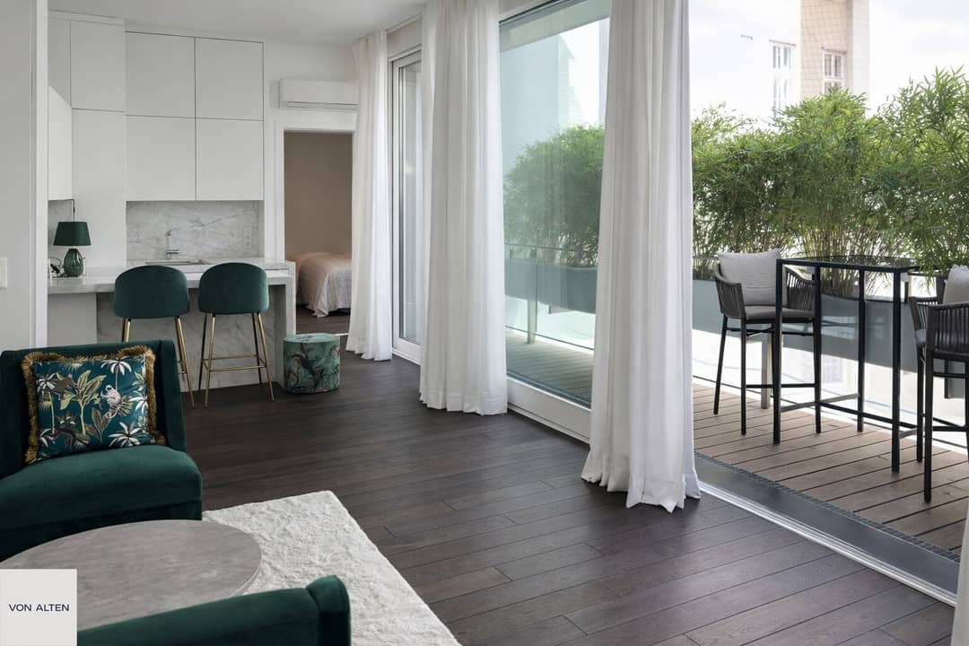 Neubau Wohnung ruhiger Hoflage Balkon