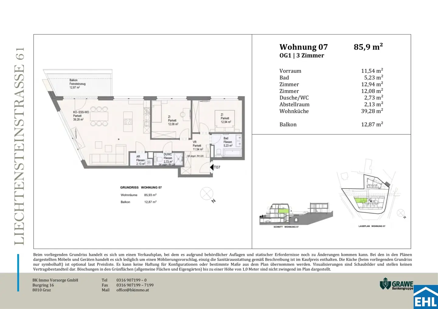 Neubau Erstbezug Wohnung Vorsorgewohnung