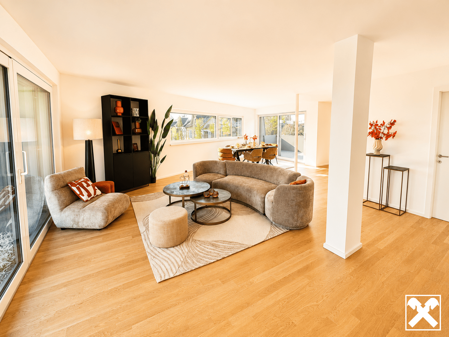 Apartment with panoramic view and outdoor spaces